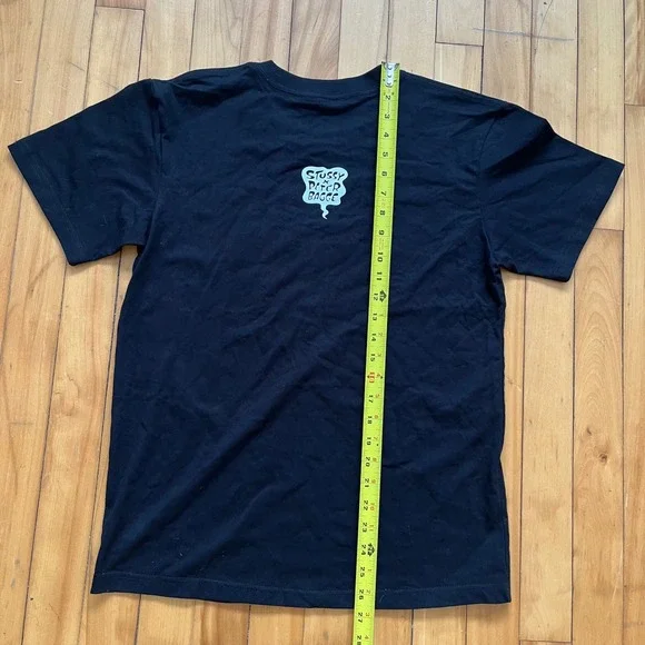 Rare Stussy x Peter Bagge 2009 Fresh Gear T-Shirt Mens Medium Black Streetwear - Picture 6 of 7